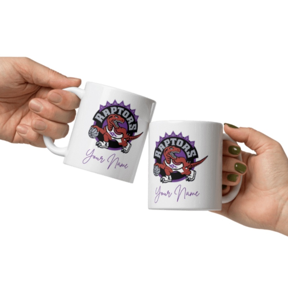 Toronto Raptors Personalized Custom Name 11oz Mug - Picture 7 of 7